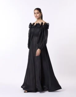Madeline Maxi - Black Organza 11 Madeline Maxi - Black Organza -Charmers Shop 16092023scarletsage083