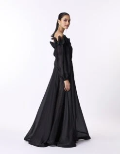 Madeline Maxi - Black Organza 13 Madeline Maxi - Black Organza -Charmers Shop 16092023scarletsage085