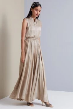 Valentina Satin Maxi In Champagne -Charmers Shop 16092023scarletsage19 3