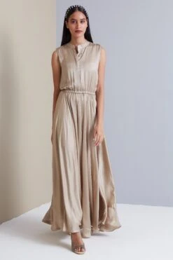 Valentina Satin Maxi In Champagne -Charmers Shop 16092023scarletsage19 8