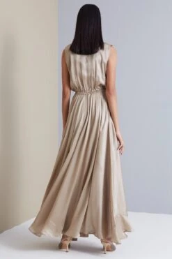 Valentina Satin Maxi In Champagne -Charmers Shop 16092023scarletsage19 b