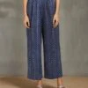 Navy Shibori Drawstring Pant With Stripe -Charmers Shop 1 17110