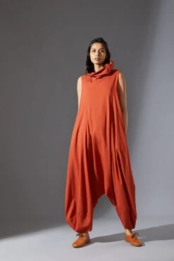 Mati Suga Jumpsuit In Rust