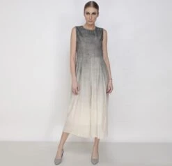 Rays Jumpsuit In Noil Silk