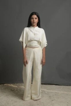 Ivory Smile Kimono Wrap Top