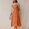 Rust Hibiscus On A Date Dress -Charmers Shop 1 60626