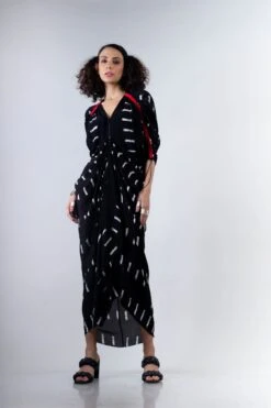 Black Rd Kk Zipper Dress