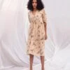 Cream Floral Terra Dress -Charmers Shop 1 72049