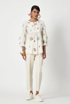 Limahuli Embroidered Top