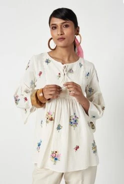 Limahuli Embroidered Top -Charmers Shop 1gd5a3