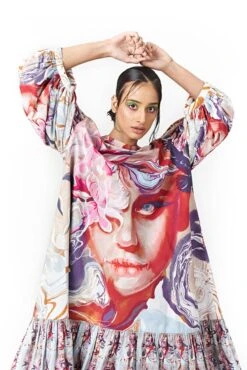 Multi Color Aiko Dress -Charmers Shop 22000pfg01b