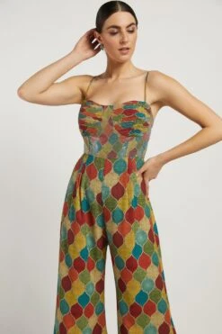 Navratan Trelllis Jaal Print Ramona Jumpsuit -Charmers Shop 3 32047