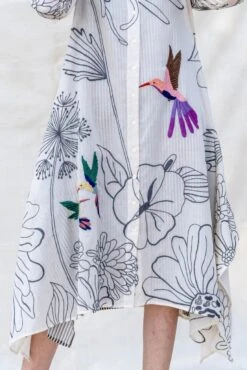 Off-white Handkerchief Shirt Dress -Charmers Shop 3 37091