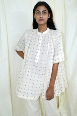 Ivory Panel Top With Sleeve -Charmers Shop 3 38419