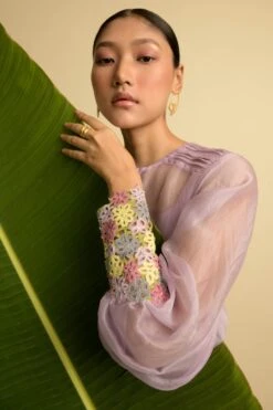 Mauve Michaelmas Daisy Jumpsuit -Charmers Shop 3 48383