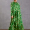 Rang Naaz Amrut Maxi Dress -Charmers Shop 4504green1
