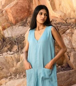 A Summer Story Ice Blue Jumpsuit -Charmers Shop 4 18870