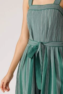 Green Calypso Stripe Jumpsuit -Charmers Shop 4 28851