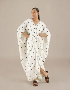 Ivory Aysha Kaftan Dress