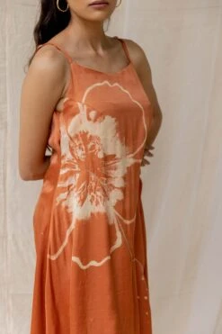 Rust Hibiscus On A Date Dress -Charmers Shop 6 4226