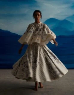 Juniper Gathered Top