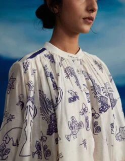 Juniper Gathered Top -Charmers Shop ahmss240133