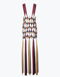 Multi Color Gathered Organza Bows Overlay Dress -Charmers Shop akaw22t15