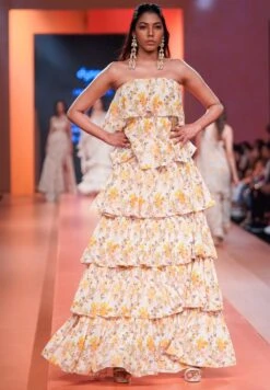 Coconut And Mango Floral Printed Dress -Charmers Shop am0303