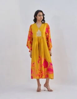 Yellow Conte Dress