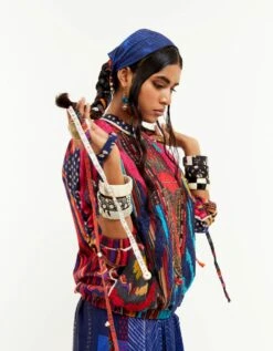 Multi Zahra Sweatshirt -Charmers Shop aw23bkjk124