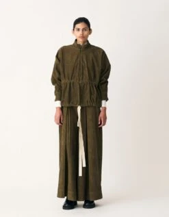 Forest Green Drawstring Top