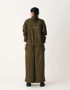 Forest Green Drawstring Top -Charmers Shop aw23t02b