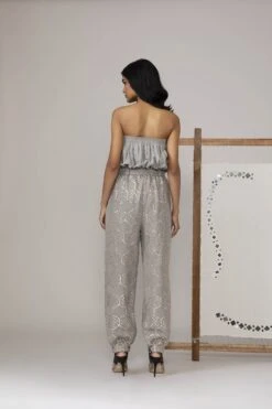 Grey Twenty Nine Festive Off Shoulder Jumpsuit -Charmers Shop b 33054