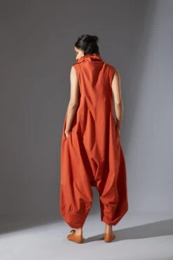 Mati Suga Jumpsuit In Rust -Charmers Shop b 37288