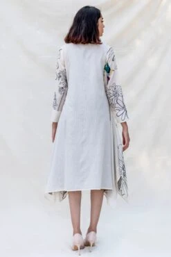 Off-white Handkerchief Shirt Dress -Charmers Shop b 56543