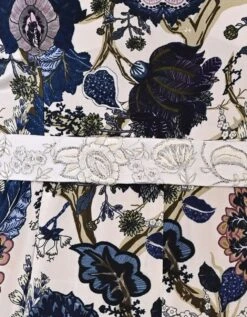 Dahlia Jumpsuit With Embroidered Belt -Charmers Shop bw3182