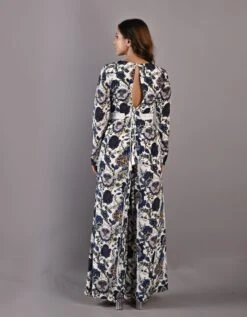 Dahlia Jumpsuit With Embroidered Belt -Charmers Shop bw318b