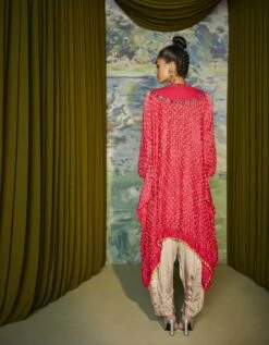 Rabari Bandhani Hi Neck Dress -Charmers Shop ct527rbb