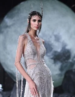 Xena Contemporary Gown -Charmers Shop dj10193