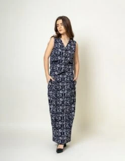 Black Francis Batik Waist Coat