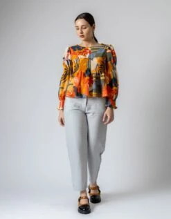 Multicolor Printed Cara Top