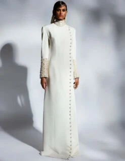 Ivory Jacket Gown
