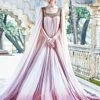Rose Ombre Panel Gown -Charmers Shop dp1904081
