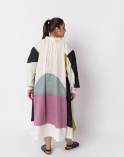 Multi Pride Of Crow Midi Dress -Charmers Shop dreico002b