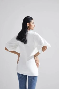 White Echo Gardania Top -Charmers Shop ess00010b