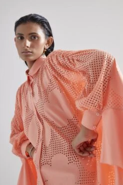 Pink Echo Camellias Flower Dress 9 Pink Echo Camellias Flower Dress -Charmers Shop ess00043