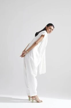 White Echo Lily Jumpsuit -Charmers Shop ess00092