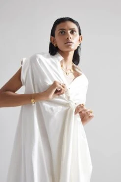 White Echo Lily Jumpsuit -Charmers Shop ess00093