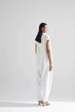 White Echo Lily Jumpsuit -Charmers Shop ess0009b