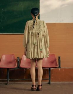 Botanical Ivory Amelia Dress -Charmers Shop f22adbivrb